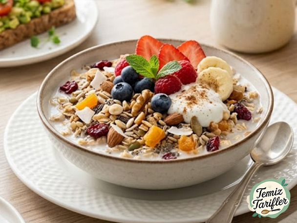 Recetas de desayuno veganas: Delicia de muesli casero