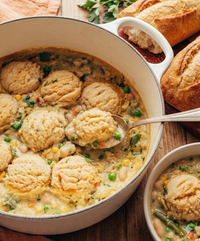 Sıcacık Vegan Pot Pie Çorbası: Haydi Mutfakta Buluşalım!