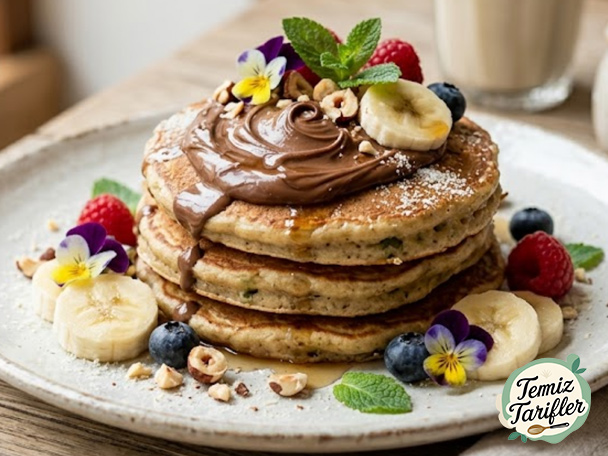 Delicia de Pancakes de Plátano Sin Licuadora (Sin Granos)