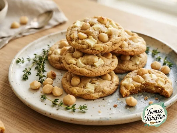 Bir Kez Deneyin, Hep Yapacaksınız: Glutensiz Beyaz Çikolatalı Macadamia Kurabiyeleri
