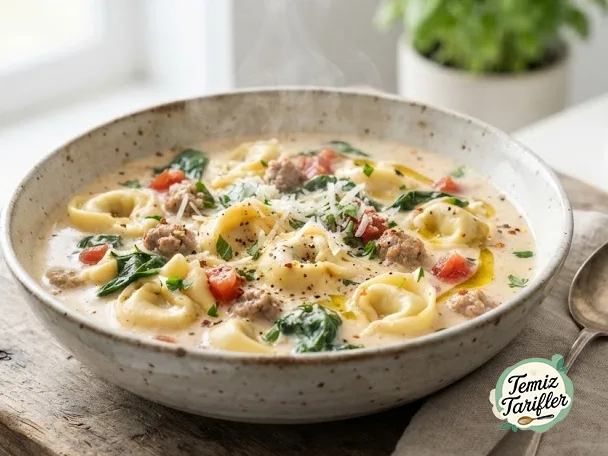 Prueba Una Vez, Siempre Lo Harás: Sopa Cremosa de Tortellini