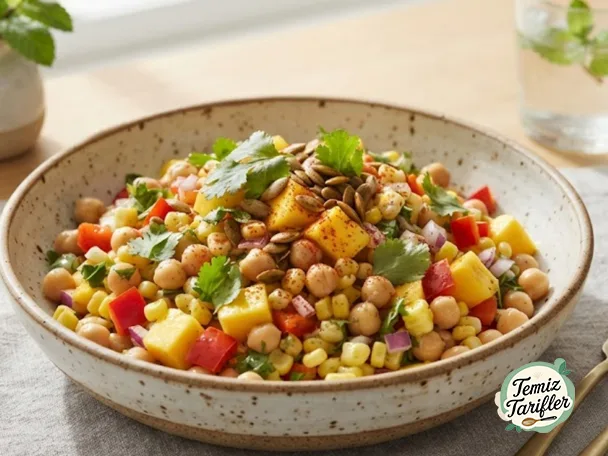 Bir Kez Deneyin, Hep Yapacaksınız: Mango Nohut Salatası