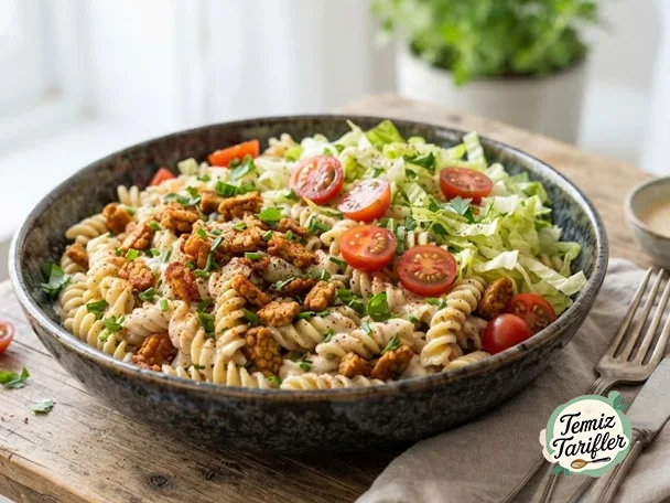 Bir Kez Deneyin, Hep Yapacaksınız: Vegan BLT Makarna Salatası