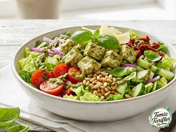 Pesto Chicken Salad - Quick and Delicious