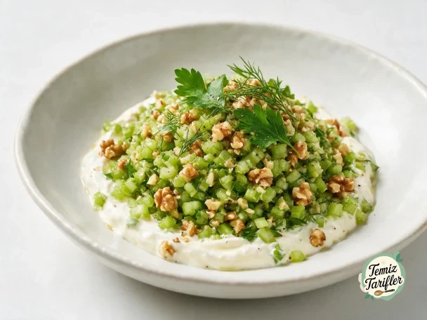Cevizli Kereviz Salatası - Misafir Sofrasının Vazgeçilmezi