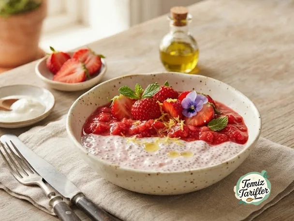 Receta de Pudin de Chía con Fresas - Un Snack Delicioso