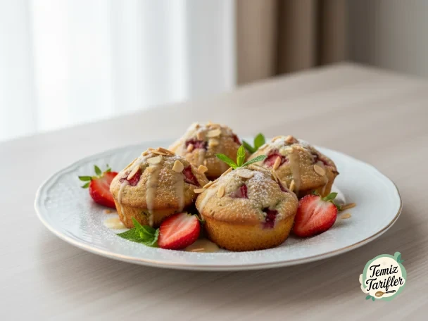 Strawberry Protein Bomb: Muffins!