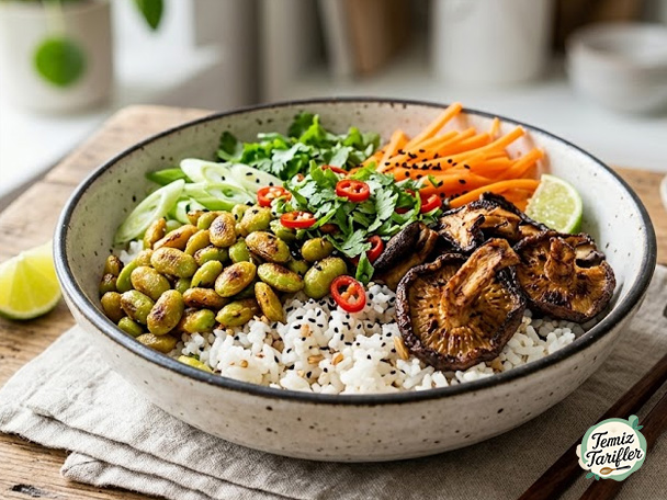Crispy Edamame and Shiitake Bowls: A Must-Try!