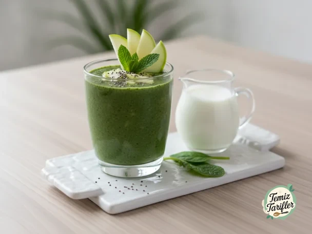 Elmalı Ispanaklı Smoothie Tarifi - Lezzet Şöleni
