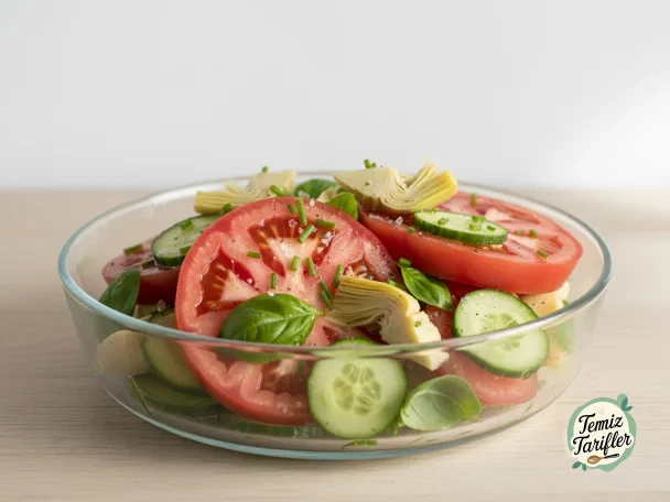 Homemade Artichoke Tomato Salad