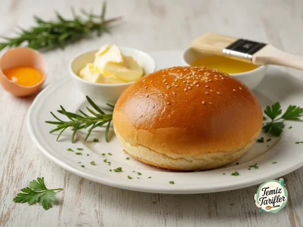 Ev Yapımı Glutensiz Hamburger Ekmeği