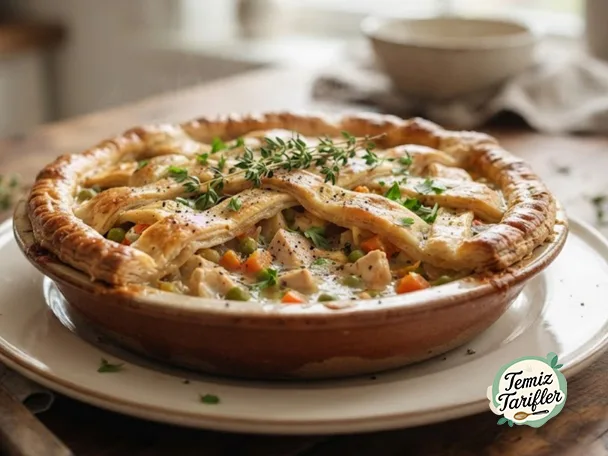 Ev Yapımı Glutensiz Tavuklu Turta
