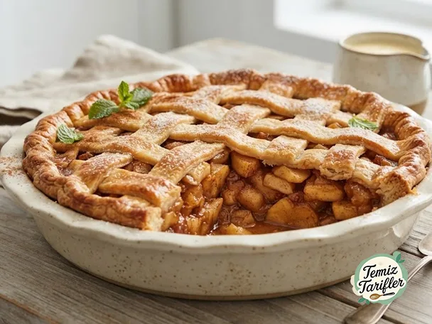 Tarta de Manzana Estilo Holandés Casera