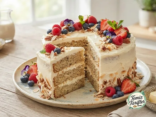 Ev Yapımı İtalyan Kremalı Kek (Düğün Pastası) Tarifi