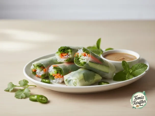 Homemade Fresh Spring Rolls - Refreshing and Delicious