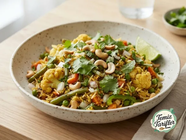 Ev Yapımı Vegan Biryani Keyfi!