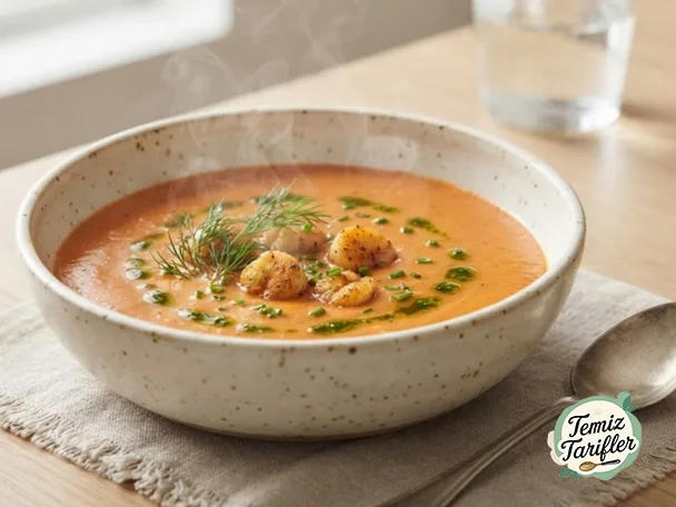 Ev Yapımı Vegan Istakoz Çorbası
