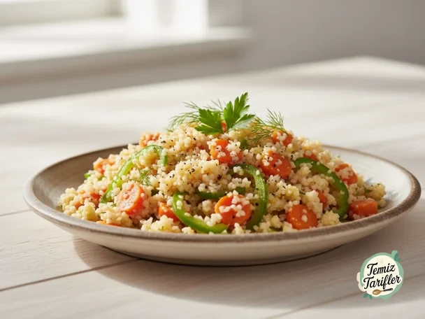 Evde Glutensiz Karnabahar Pilavı Tarifi - Lezzetli ve Kolay