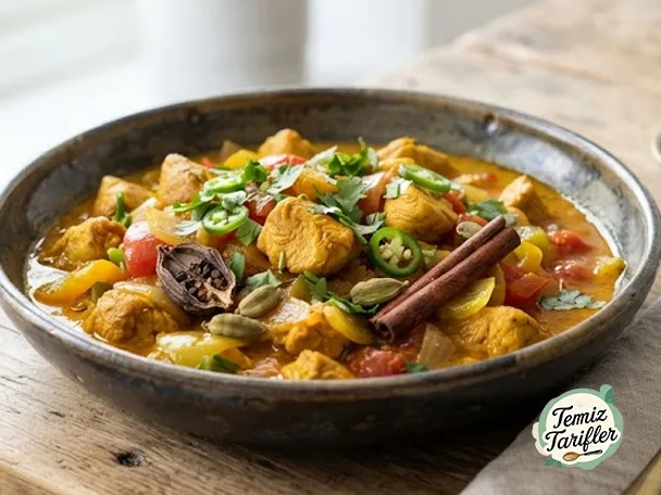Evde Kolay Vegan Balti Tavuk Tarifi