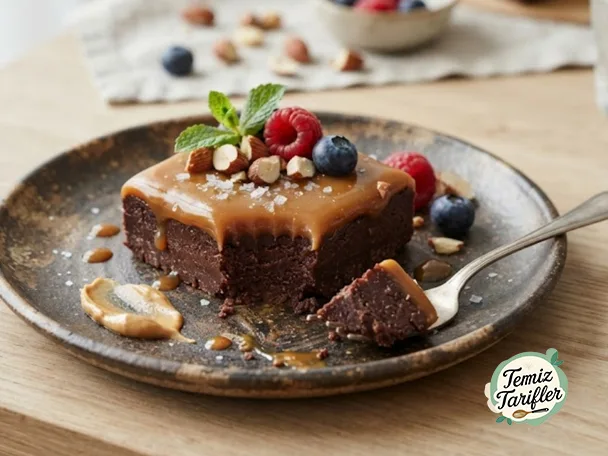 Evde Pişirme Gerektirmeyen Karamelli Brownie Keyfi!