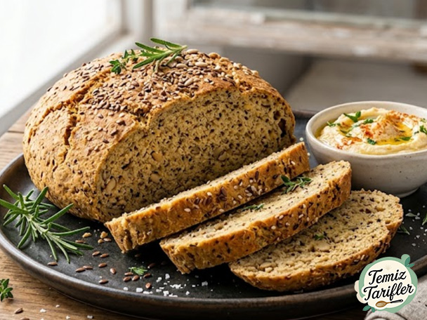 Delicia de Pan de Garbanzos Sin Gluten y Sin Levadura