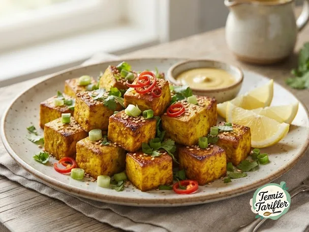 Fırında Körili Tofu Küpleri: Deneyen Vazgeçemiyor!
