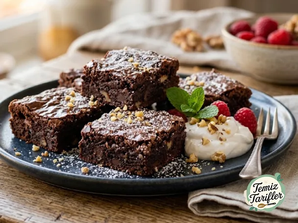 Glutensiz Vegan Browniler - Tam Kıvamında Lezzet