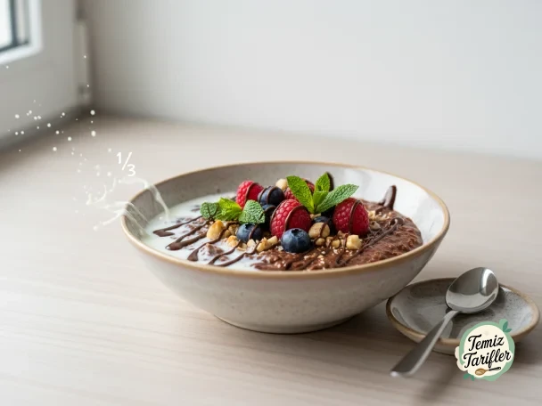 Güzel Bir Başlangıç: Çikolatalı Gece Yulafı