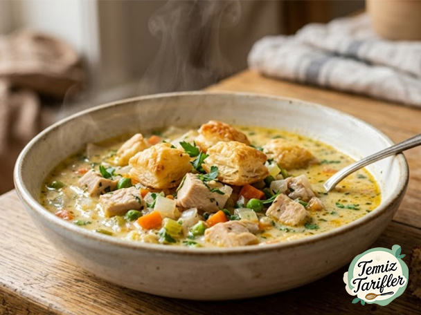 Chicken Pot Pie Soup - Easy to Make at Home
