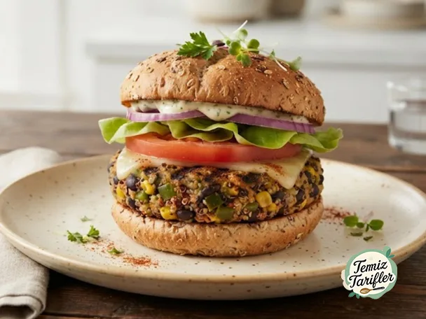 Izgara Yapılabilir Sebzeli Burger Tarifi - Evinizde Kolayca Deneyin!