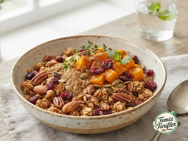 Roasted Pumpkin and Cranberry Granola - Try Once, You'll Make It Forever