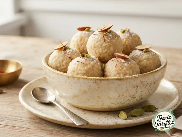 Kheer Ladoo (Hint Usulü Sütlaç Trüfleri) Tarifi - Evde Hazırlamanın Keyfi