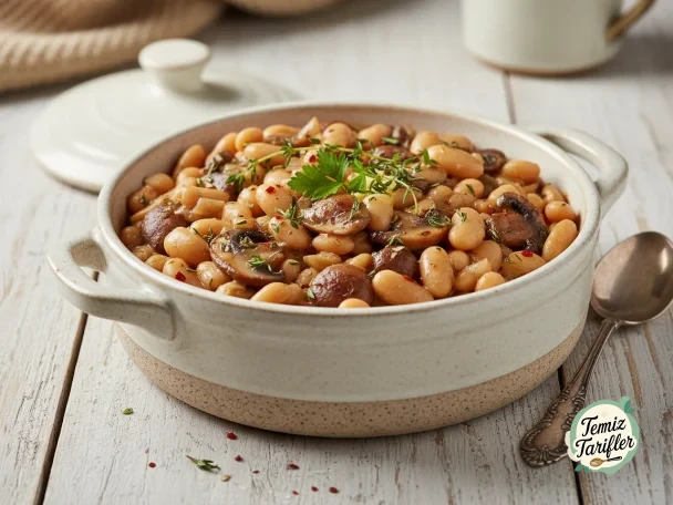 Winter's Warm Friend: White Bean and Mushroom Casserole