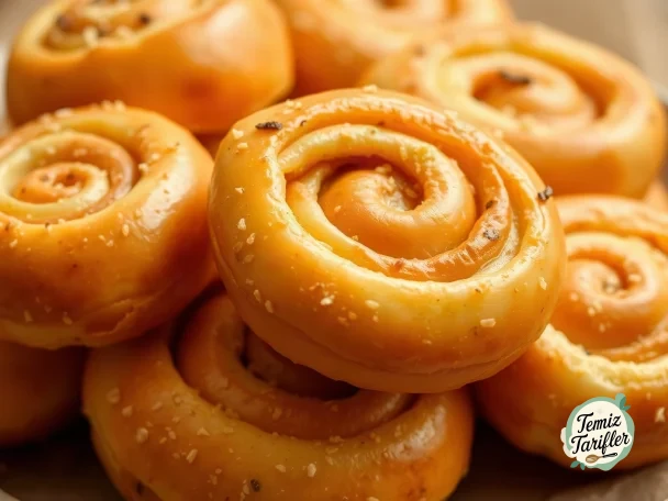 Leziz Tahinli Çörek Tarifi (Adım Adım)