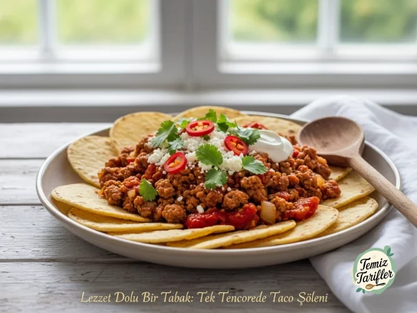 Un Plato Lleno de Sabor: Fiesta de Tacos en Una Sola Olla