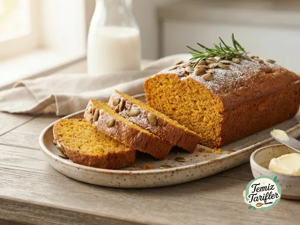 Lezzet Dolu Glutensiz Balkabaklı Ekmek Tarifi