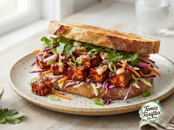 Lezzet Dolu Gochujang Tofu Sandviç Tarifi