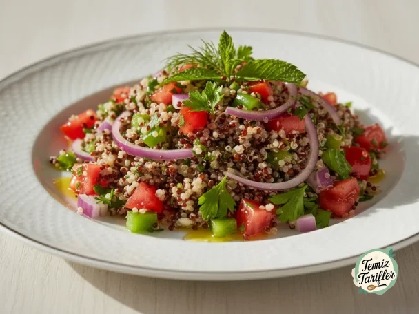 Салат из киноа, полный вкуса: стоит попробовать!