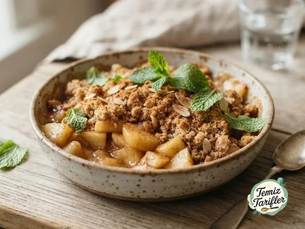 Lezzet Dolu Paleo Elmalı Crisp Tarifi