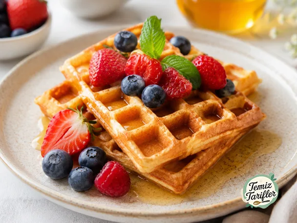 Lezzetli ve Kolay Glutensiz Belçika Waffleları