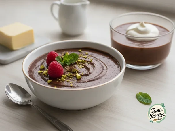 Lezzetli ve Pratik Vegan Çikolatalı Puding