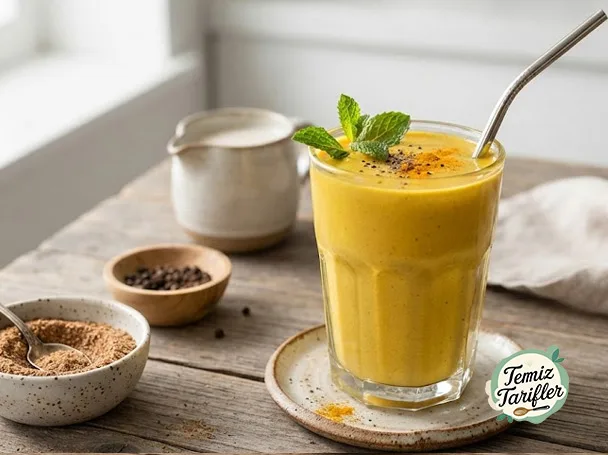 Delicioso y Saludable Batido de Cúrcuma