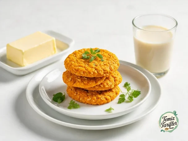 Misafirlerinizi Şaşırtacak Vegan Balkabaklı Yulaflı Kurabiye