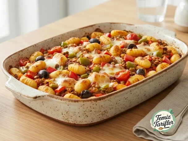 Nefis Akdeniz Usulü Fırında Gnocchi Tarifi