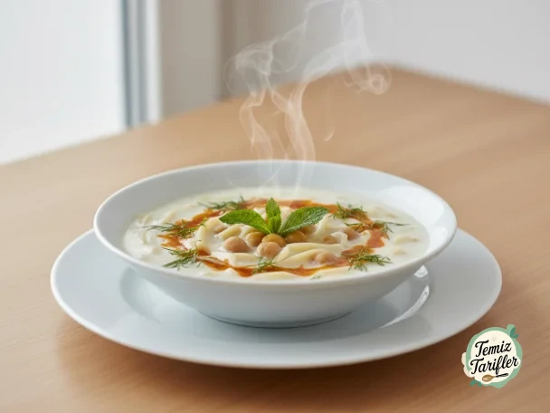 Delicious Yogurt Soup with Noodles Recipe