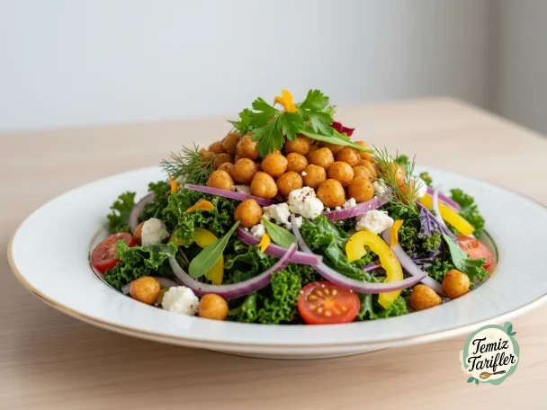 Renkli ve Lezzetli Kale Salatası