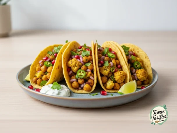 Healthy and Delicious Potato Chickpea Cauliflower Paratha Tacos