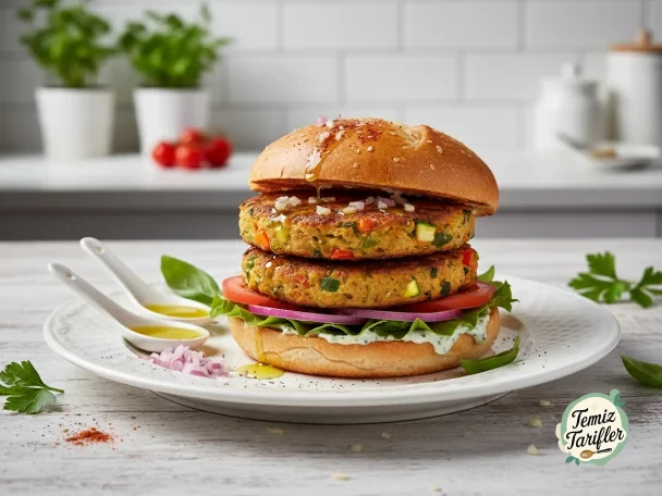 Sebzeli Burger: Mutfakta Eğlence Başlıyor!