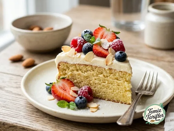 Süper Yumuşak Badem Unlu Glutensiz Pound Kek Tarifi