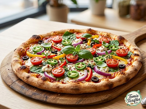 Colorful and Delicious Vegan Pizza Recipe